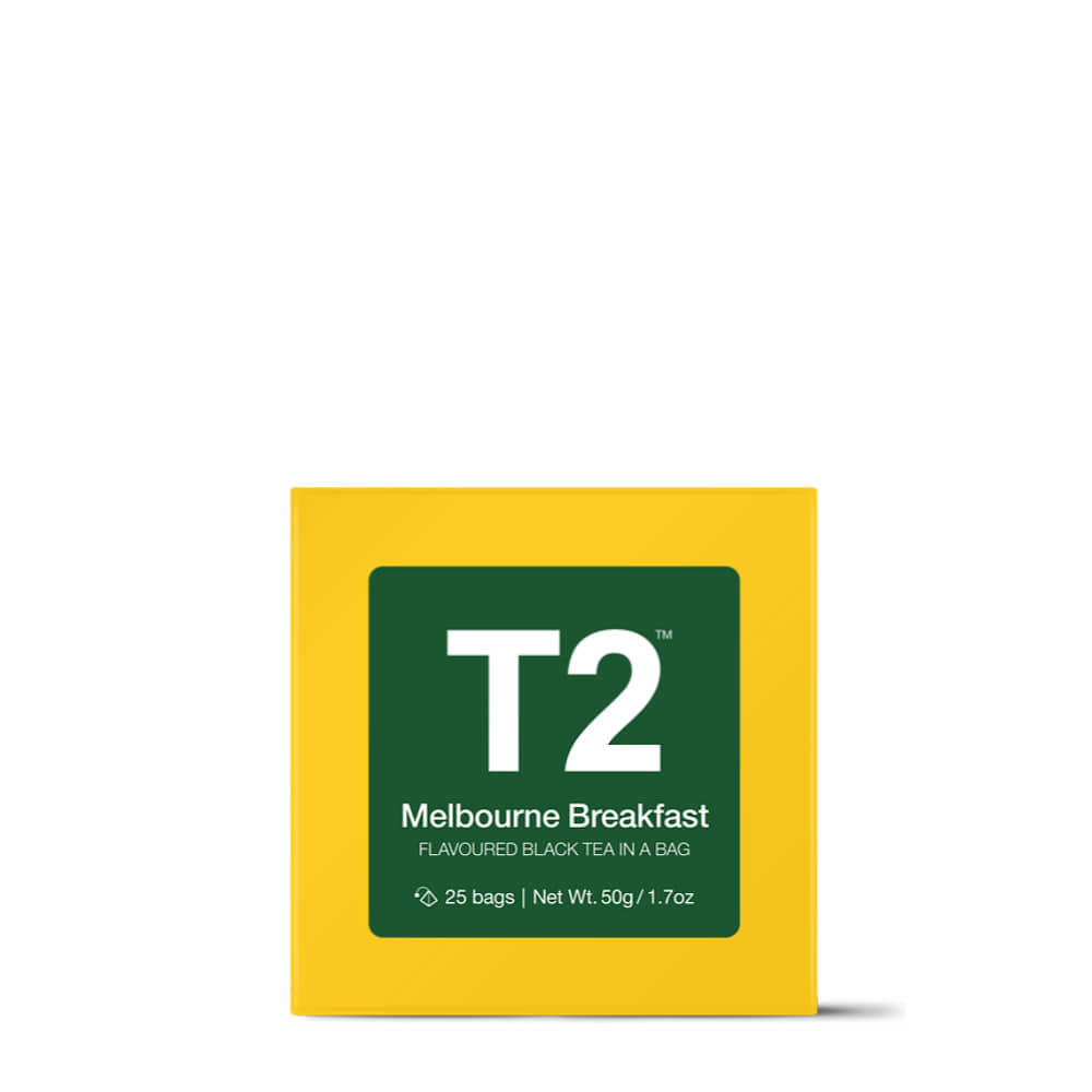 T2 멜버른 블랙퍼스트 티백 박스 25개입Melbourne Breakfast Bio Tbag 25pk Box