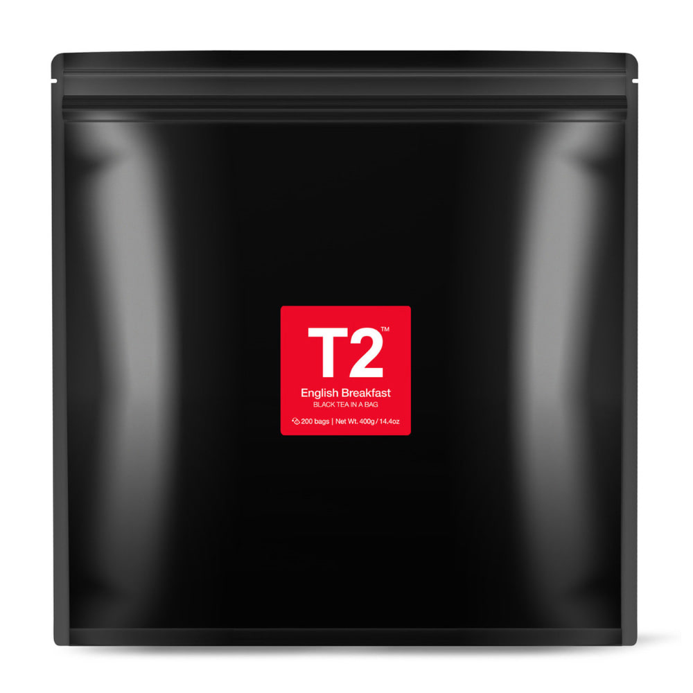 T2 잉글리쉬 블랙퍼스트 티백 포일 200개입Englist Breakfast Bio Tbag 200pk Foil